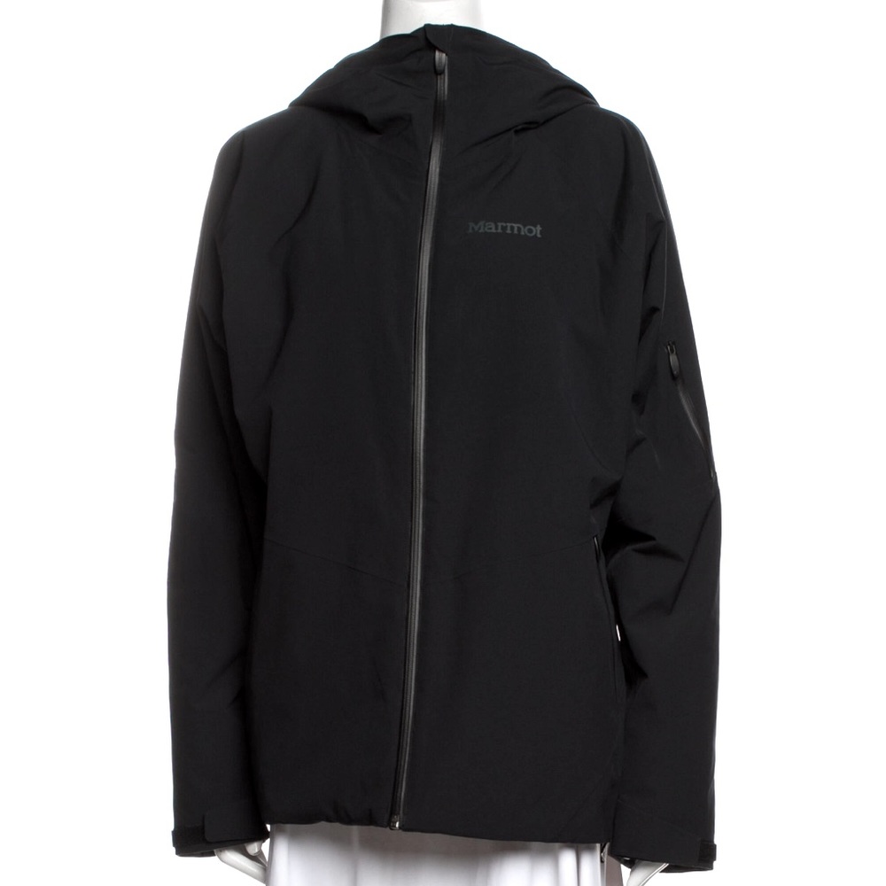 Marmot Jacket in like new condition, with hood and snow/powder skirt!